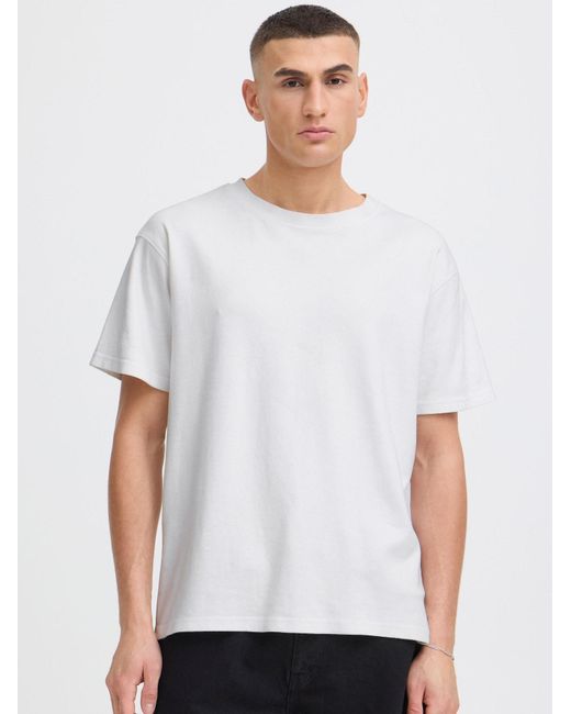 Solid T-Shirt Danton in White für Herren