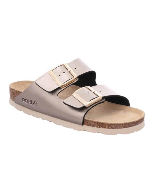 Rohde Natural Pantolette Alba