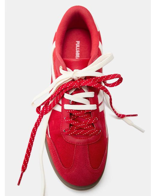 Pull&Bear Red Sneaker