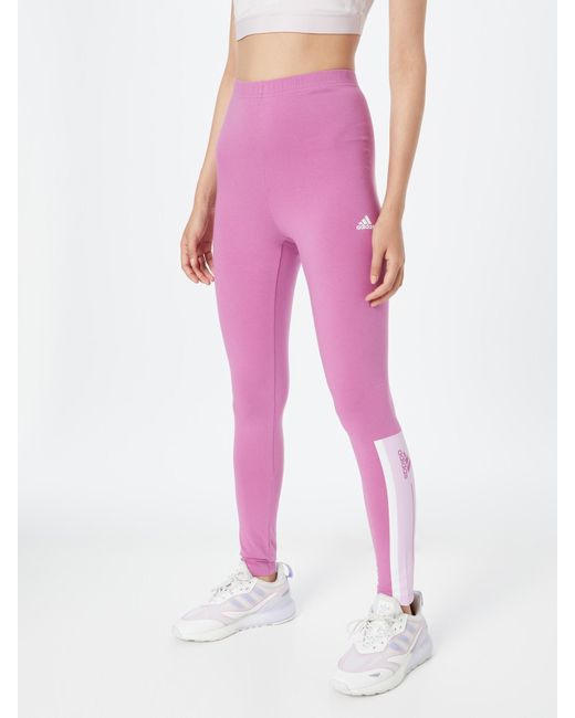 adidas Originals Baumwolle Sporthose in Pink | Lyst DE