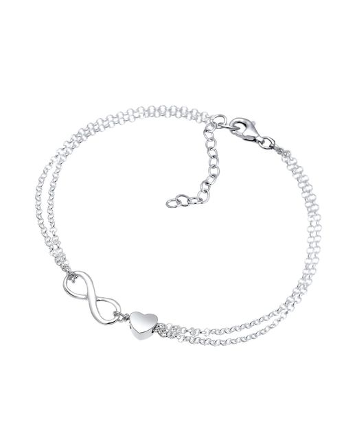 Elli Jewelry Metallic Armband Herz