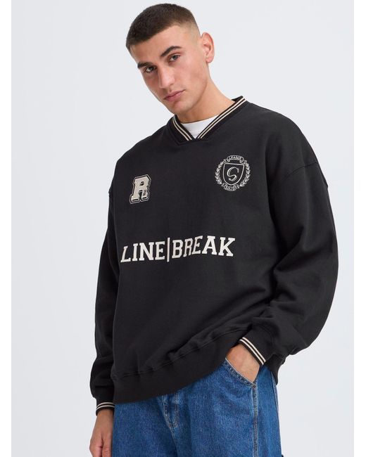 Solid Sweatshirt Sdstratton in Black für Herren