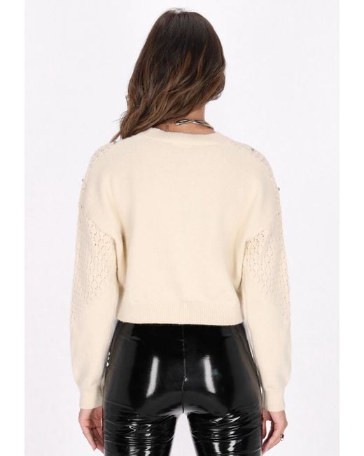 faina White Pullover