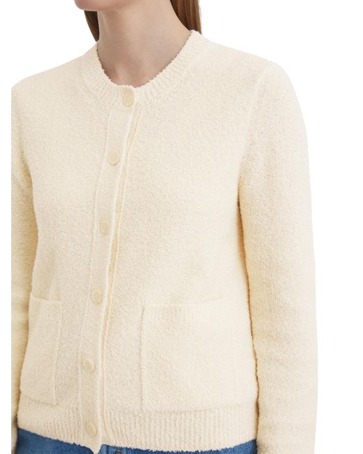 Marc O' Polo White Strickjacke