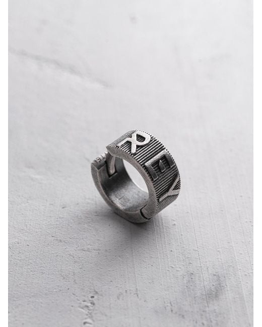 REYTEL Ohrring in Metallic für Herren