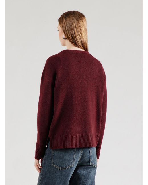 Pieces Red Pullover Pcmalou