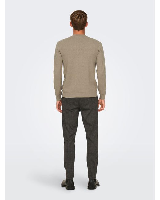 Only & Sons Pullover Onsloui in Gray für Herren