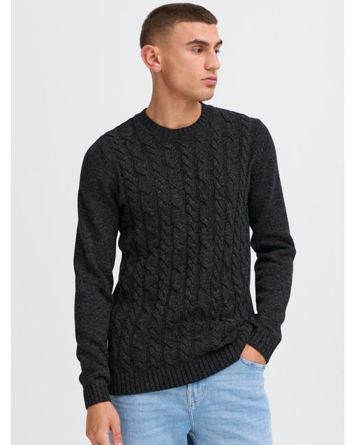 Solid Pullover Sdricco in Black für Herren