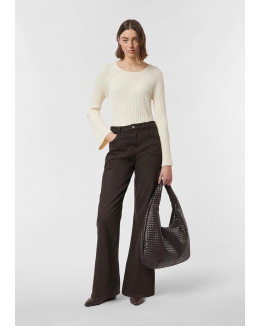 Comma, White Strickpullover