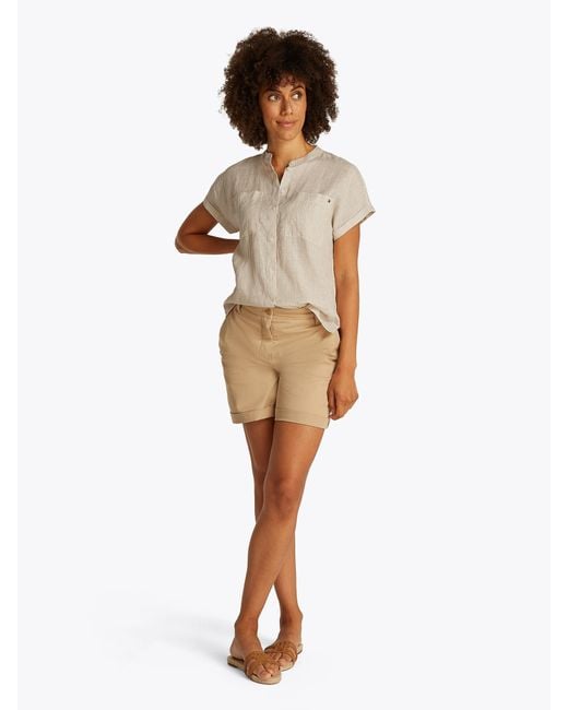 Tommy Hilfiger White Bluse 'Ess'
