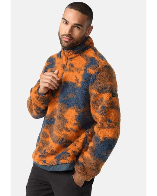 INDICODE Pullover Sofiane in Orange für Herren