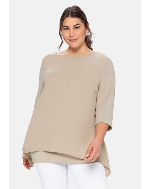 Sheego Natural Bluse