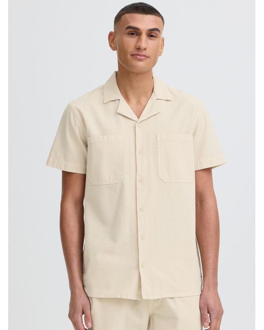 Solid Kurzarmhemd Sdneel in White für Herren