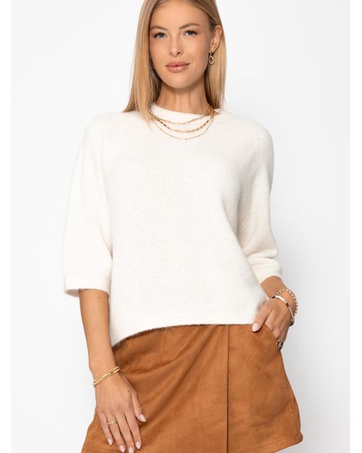 SassyClassy White Pullover