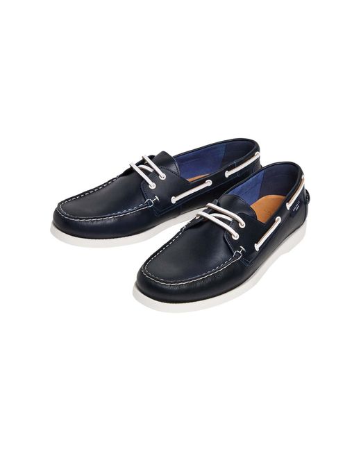 Hackett Mokassin Deck One in Blue für Herren