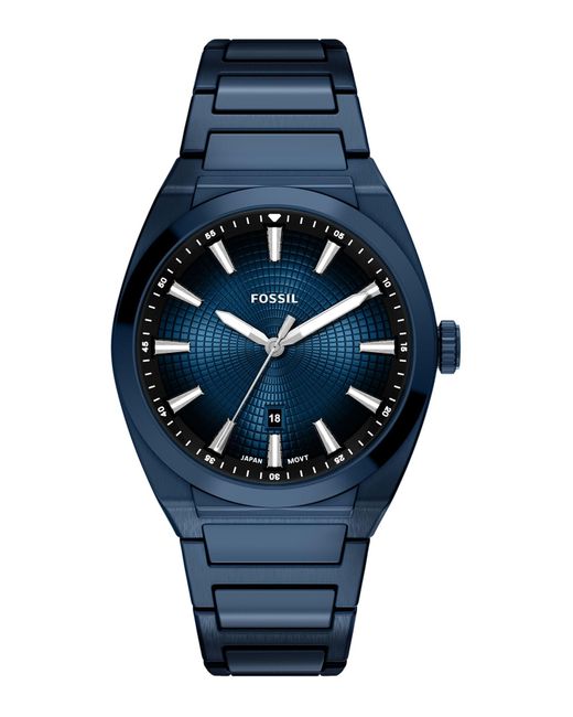 Fossil Uhr Everett in Blue für Herren