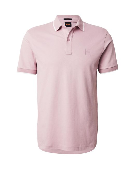 Boss Poloshirt Passertip in Pink für Herren
