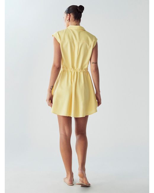 Willa Yellow Kleid Petal