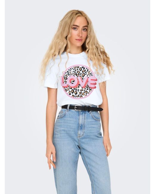 ONLY Gray T-Shirt 'Onlariya'