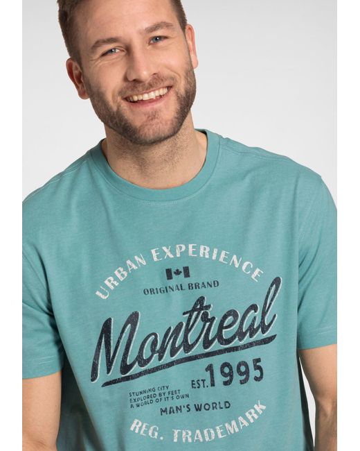 Man's World World Shirt Rh in Blue für Herren