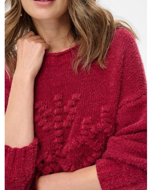Blue Shadow Red Pullover