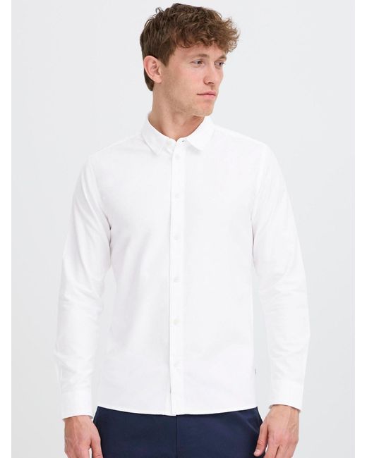 Solid Hemd Olmin in White für Herren