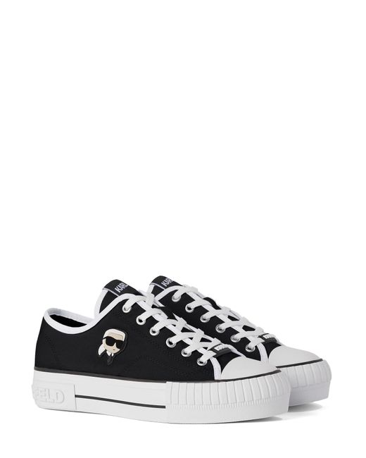 Karl Lagerfeld White Sneaker Ikon Kampus Max-Sneaker