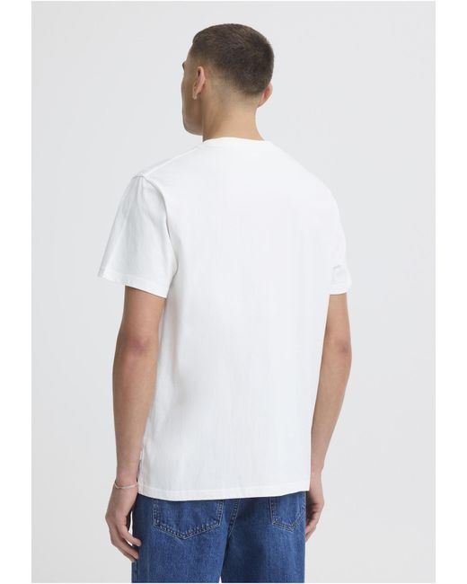 Solid T-Shirt Sdvilton in White für Herren