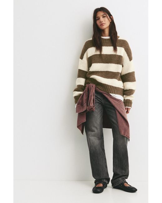 Pull&Bear Natural Pullover Pacific