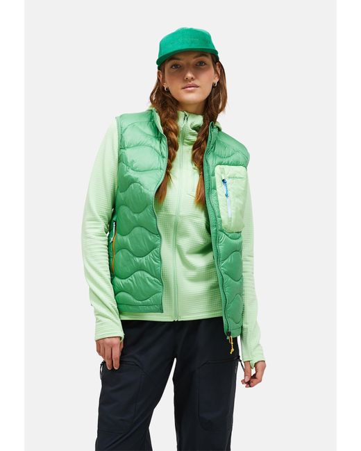 Peak Performance Green Daunenweste W Helium Utility Down Vest