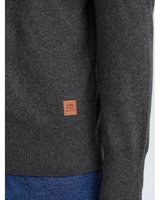 Blend Strickpullover Bhfinn in Gray für Herren