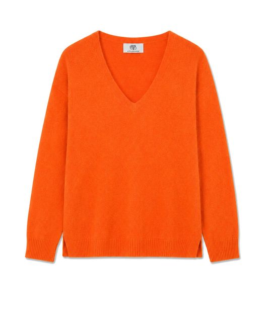Le Temps Des Cerises Orange Pullover