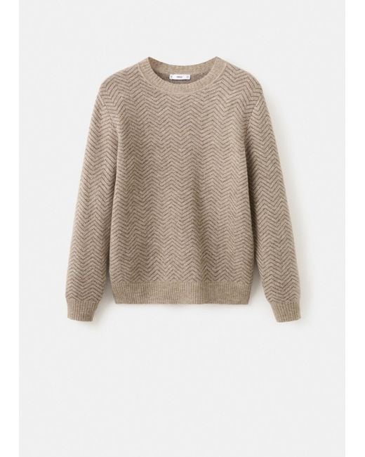 Mango Pullover in Natural für Herren