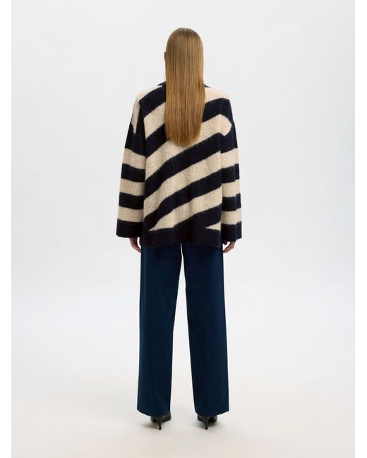 SELECTED Black Pullover Slfalmina