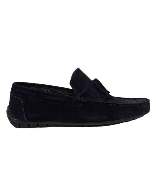 Desa Mokassin Slipper in Blue für Herren
