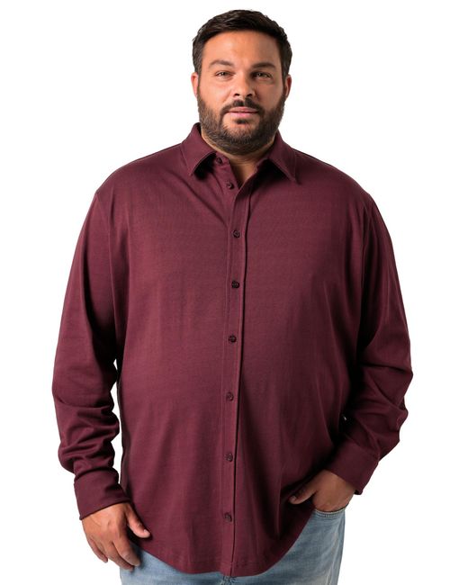 Men Plus Hemd in Red für Herren
