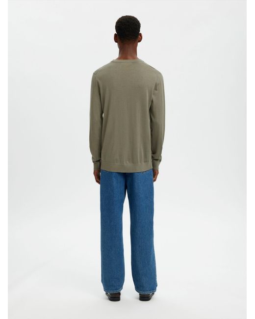 SELECTED Pullover Slhtray in Green für Herren
