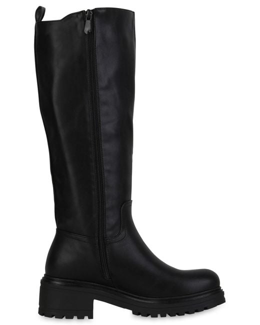 VAN HILL Black Stiefel Anthea