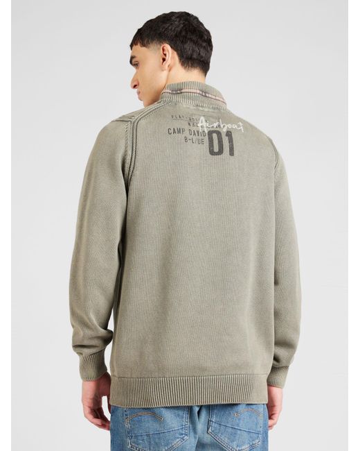 Camp David Pullover in Gray für Herren