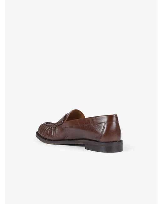 GISÉL MOIRÉ Brown Halbschuhe