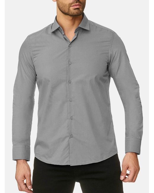 Reslad Hemd Rs7002 in Gray für Herren