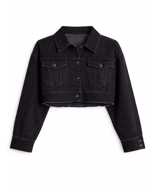 its basic Black Its Basic Übergangsjacke Striped Denim Jacket