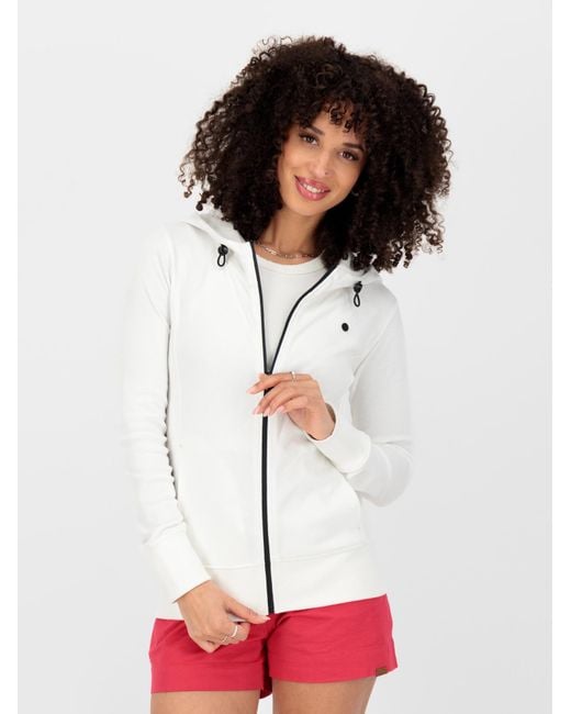 Alife & Kickin White Sweatjacke Lissandraak