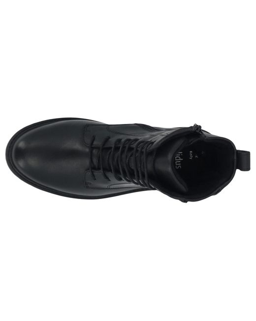 SOLIDUS Black Schnürstiefel