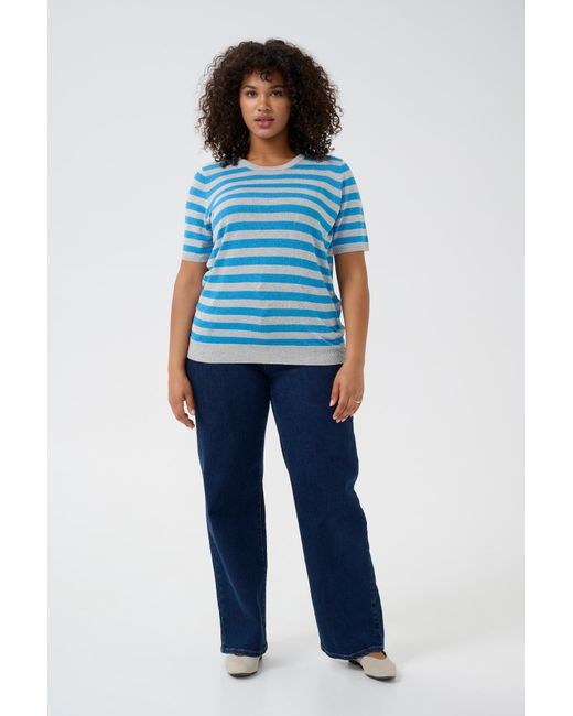 Kaffe Blue Pullover Ankia
