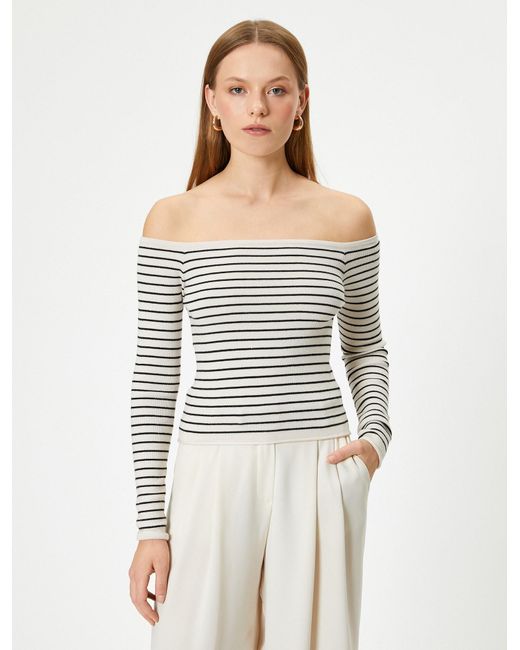 Koton White Pullover