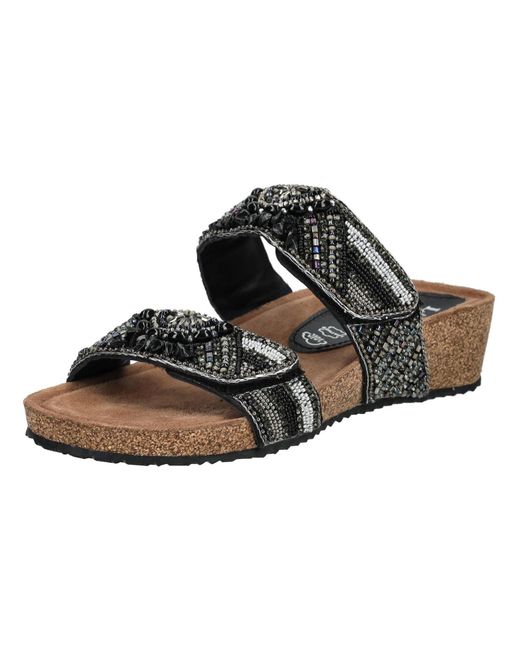 Lazamani Black Pantolette