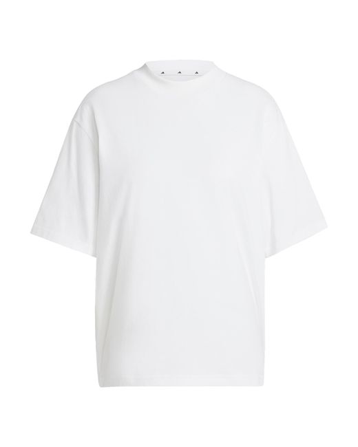 Adidas White Funktionsshirt 'Essentials Contemporary'