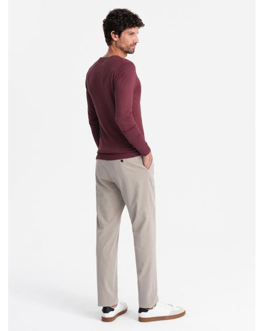 Ombre Pullover in Red für Herren