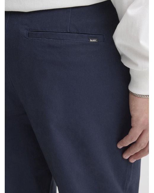 Solid Chinohose Sdtate in Blue für Herren